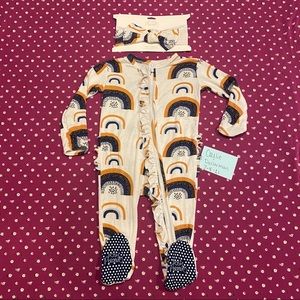 SOLD Posh Peanut Silverlake Footie- 3-6